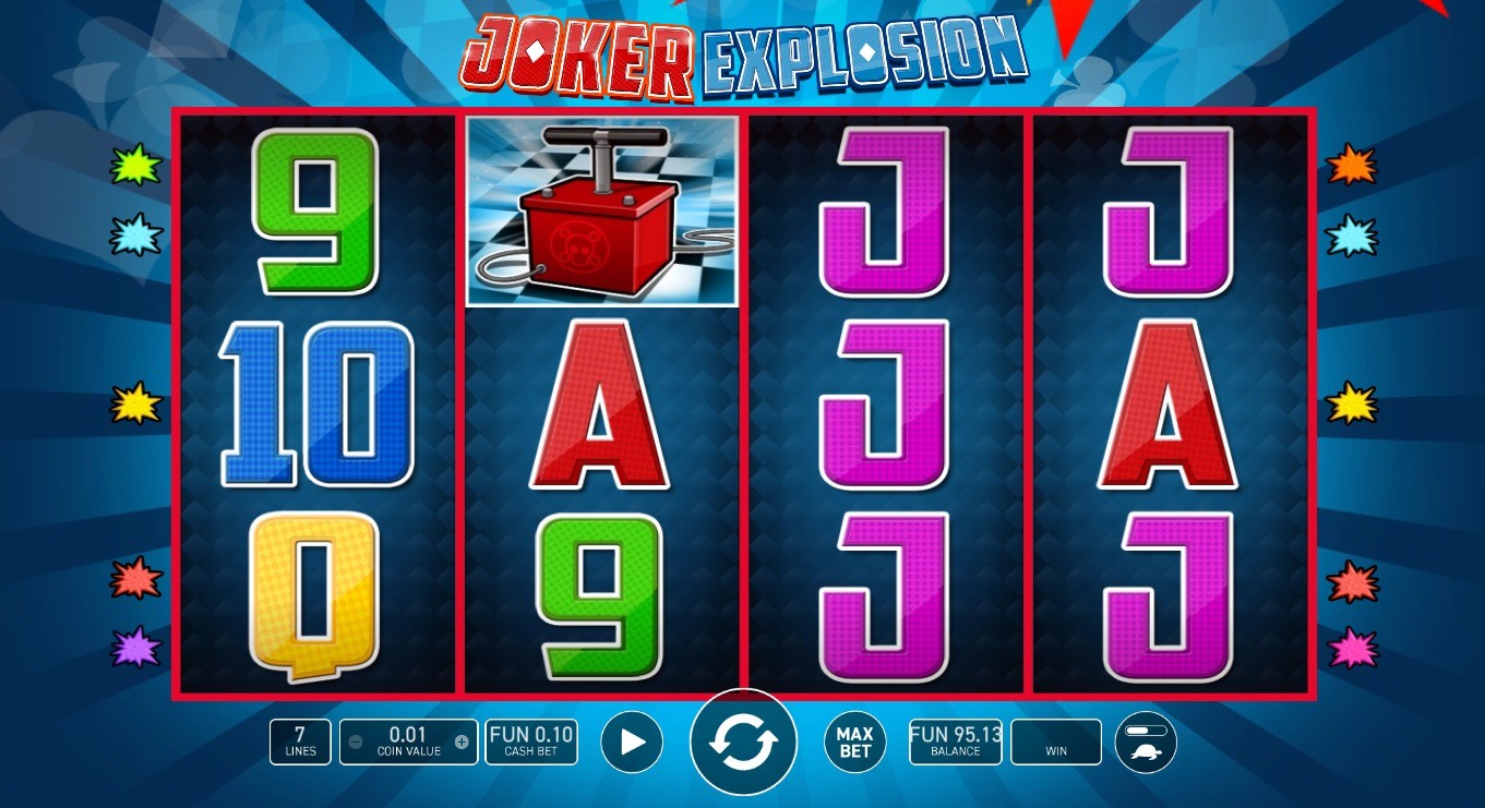 Joker Explosion: ฟรีออนไลน์โดยไม่ต้องลงทะเบียน